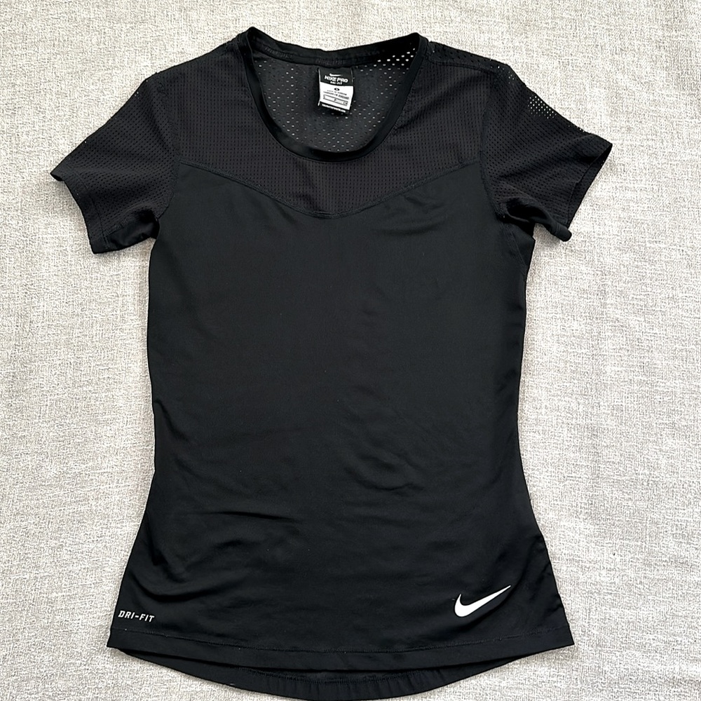 Nike Dri-Fit short sleeved women’s athletic shirt